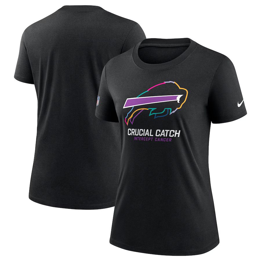 Women Detroit Lions2024 Nike NFL black T shirts